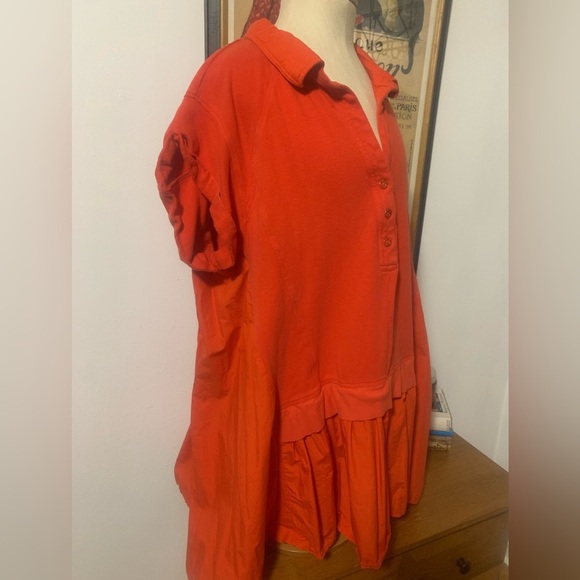 Anthropologie Daily Practice Offsides Mini Dress in Bright Red XLP - Picture 10 of 12